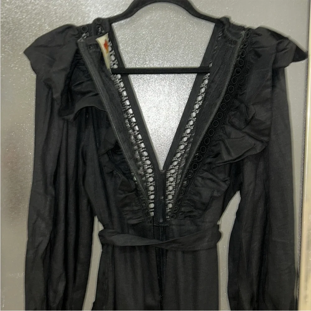 FARM Rio Lace Ruffle Jumpsuit - Picture 13 of 13